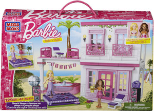 Mega bloks on sale barbie beach house