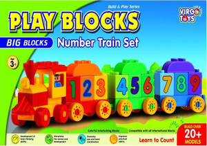 Virgo Toys play block number train