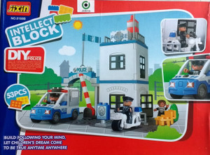 Jaibros jixin Police Station 53 Pcs. Block Construction Set