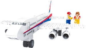 Fun Blox City Aeroplane With Passenger