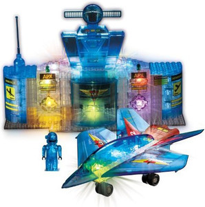 Cra-Z-Art Lite Brix Airport Playset And Plane Vehicle