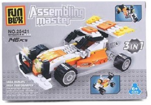 Fun Blox 3 in 1 Assembly Master 25421 - 146 Pieces