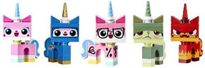 Lego Movie Unikitty Collection (Set Of 5)