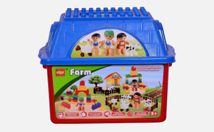 Planet of Toys Farm Block Set for Smart Growth