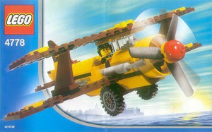 Lego City Set #4778 Desert Biplane