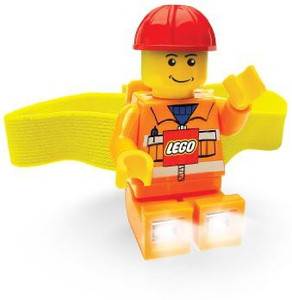 Lego City Head Lamp Construction Worker