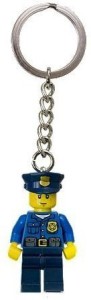 Lego City Policeman In Blue Outfit Mini Keychain 850933