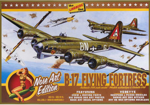Lindberg USA 1/64 Scale B-17G Bomber Nose Art Edition
Plastic Model Kit