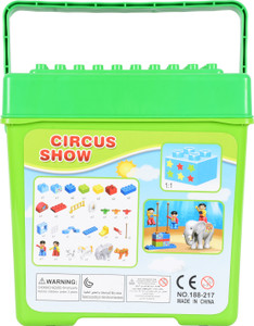 Planet of Toys Circus Building Blocks - 39 pieces
