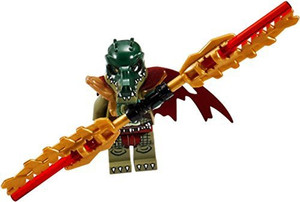 Lego Legends Of Chima Mini Cragger Crocodile With Cape