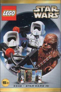 Lego Star Wars Set Chewbacca & 2 Biker Scouts (3342)