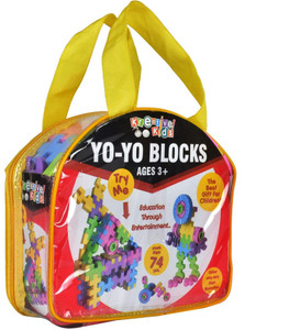Kreative Kids Yo-Yo Blocks - More than 74 pcs Construction set