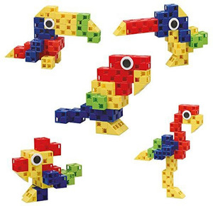 Click-A-Brick Click-A-Brick Toys Feather Friends 30pc - Building Block Set - Best Educational Gift for Boys and Girls - Gear Kids Up for STEM Learning, Imagination, & Engineering Fun - Create Endless Combinations!