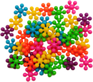 Planet of Toys SNOWFLAKE BUILDING BLOCKS 180 Pcs SNOWFLAKE