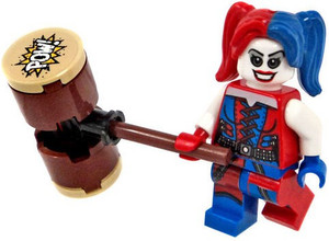 Lego Batman Minfigure - Harley Quinn with Hammer