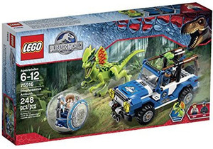 LEGO Jurassic World Dilophosaurus Ambush 75916 Building Kit