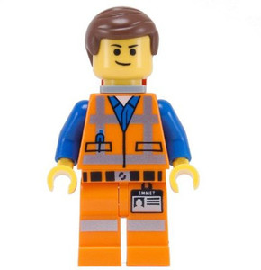 Lego Movie Emmet Mini With Doublesided Face (Smirk +