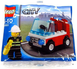 Lego City Exclusive Mini Figure Set Car Bagged
