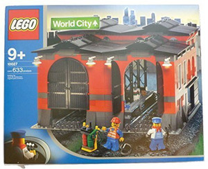 Lego City Train Shed