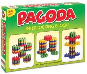 Giftoscope Pagoda Interlocking Blocks Game