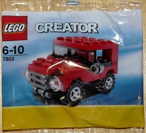 Lego Creator Mini Set 7803 Red Jeep Bagged