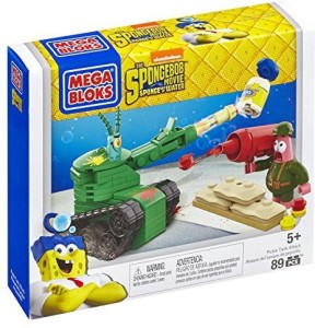 Mega Bloks Spongebob Pickle Tank Attack Building Set