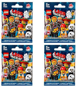 Lego Minis The Movie Series 71004 (Four Random Packs)