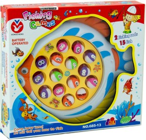 Lavidi Lets Go fishing Magnetic fishing Game for kids Indoor