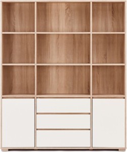 Urban Ladder Iwaki Engineered Wood Open Book Shelf Finish Color