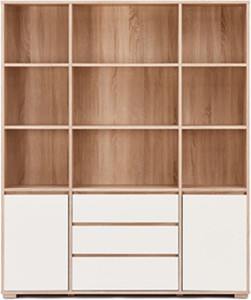 Urban Ladder Iwaki Engineered Wood Open Book Shelf Finish Color