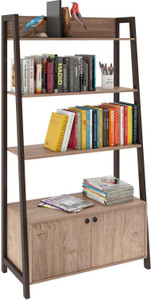 Housefull Engineered Wood Semi-Open Book Shelf