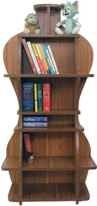 GR8 BUNCH Solid Wood Semi-Open Book Shelf