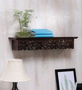 Onlineshoppee Wooden Wall Shelf