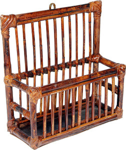 Novelty Cane Art Cane Semi-Open Book Shelf