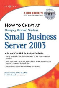 how to cheat at managing windows small business server 2003(english, hardcover, snedaker susan)