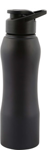 Zafos Zafos Classic 1000 ml Water Bottle (Set of 1, Black) 1000 ml Sipper