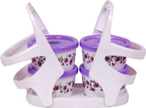 RichCraft International Fruits & Nuts 4+1 (purple) Microfibre Bowl Set