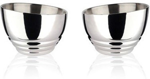 Arttdinox Ribbed Nut Bowl Stainless Steel Bowl Set