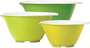 Chefn Sleekstor Nesting Silicone, Plastic Bowl Set