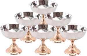 IndianArtVilla Ice Cream Stainless Steel Bowl Set