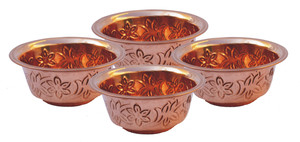 Veda Home & Lifestyle Copper Bowl Set Copper Bowl Set