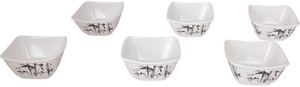 White Gold BAMBOO Melamine Bowl Set