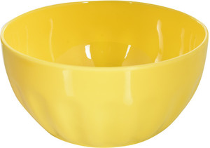 TRUENOW VENTURES Pvt. Ltd Round Shape Yellow Color Melamine Kitchen/Dining Popcon Bowl Melamine Bowl