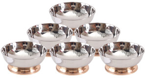 IndianArtVilla Desert Stainless Steel Bowl Set