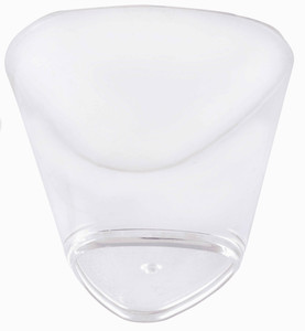 BuyersChowk 160 ml Big Triangular Mousse Plastic Disposable Bowl