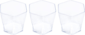 Classy Disposable Cup 70 ML Hexagon (Set of 30) Plastic Disposable Bowl Set