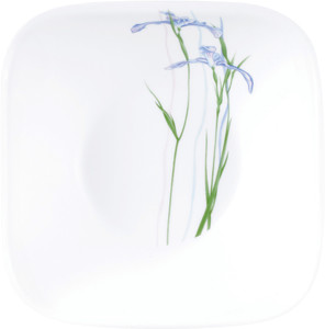 Corelle Square Round Shadow Iris 1.4 Ltr Glass Bowl