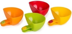 Shopo 4pcs Multi-purpose Mini Kitchen Plate Partners Clip Plastic Bowl