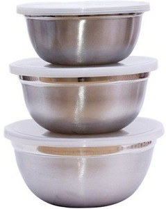 Winsky Grocery Storage Or Mixing Stainless Steel Bowl Set