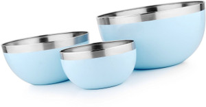 Winsky Healthy & Hygienic Home Food Preparation Grocery Mixing Serving Or Storage Stainless Steel Bowl Set